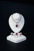 A set of ruby jewelry