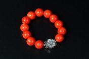 A coral bracelet