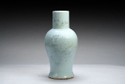 A Chinese green glazed vase