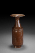 A Chinese brown glazed vase