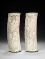 A PAIR OF JAPANESE IVORY CARVINGS