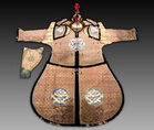 A RARE SUIT OF CHINESE ARMOR WITH HELMET AND QUIVER