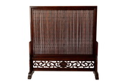 A HUANGHUALI SCREEN WITH THE THEMES OF FAUX BAMBOO DESIGN