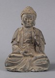 A bronze figure of Siddhartha Gautama