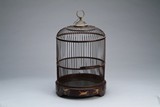 A Chinese metal bird cage