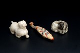 A GROUP OF THREE (3) CHINESE CARVED ORNAMENTS