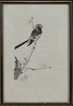 JIANG HANDING: AN INK AND COLOR ON PAPER PAINTING 'BIRD'