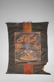 A THANGKA WITH RELIGEOUS DESIGN