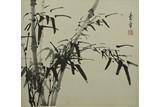 DONG SHOUPING: INK ON PAPER 'BAMBOO' PAINTING