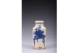 A BLUE AND WHITE 'KUI DRAGON' VASE